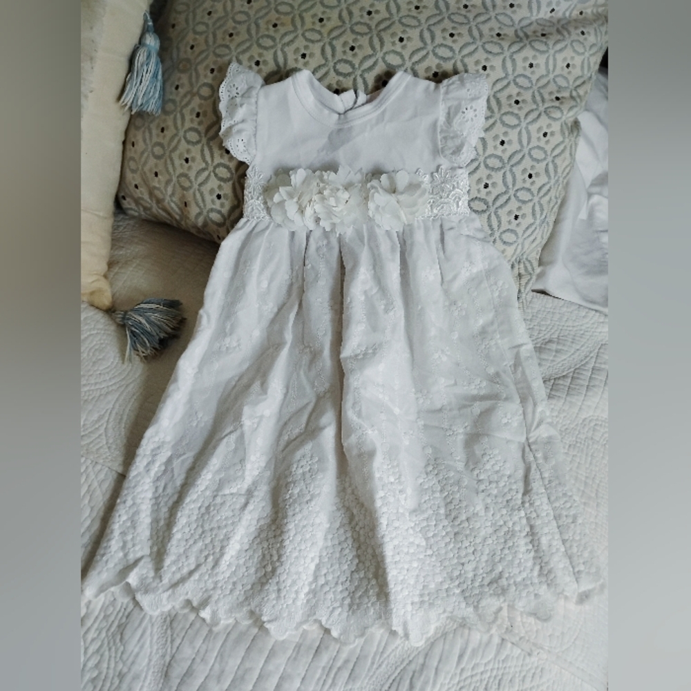 White Lace Kids Dress